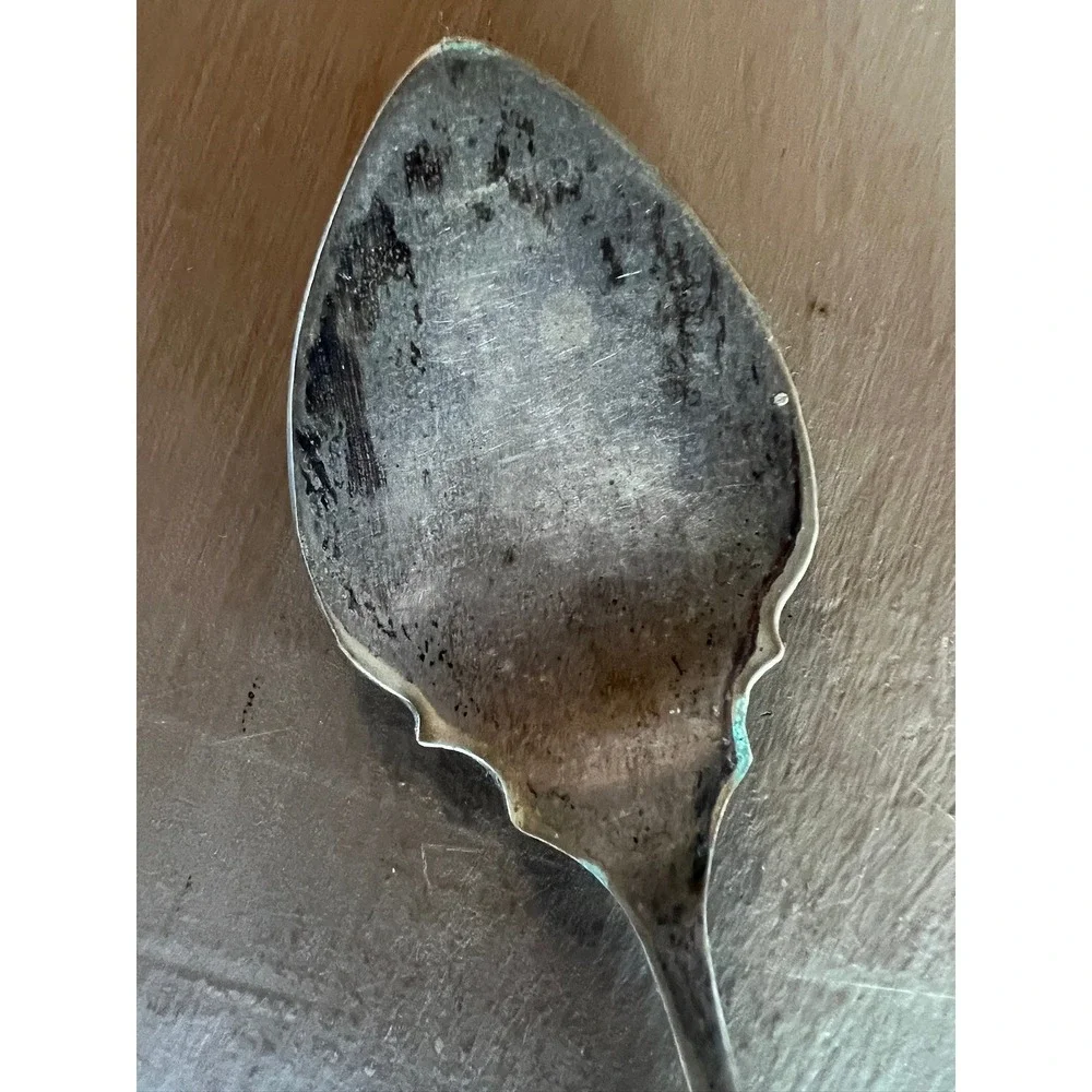 Vintage EPNS Silver Plated Salt Spoon 5